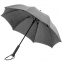 Зонт-трость rainVestment, светло-серый меланж - 2