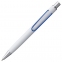 Ручка шариковая Clamp, белая с синим - 1