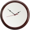 Часы настенные Flat Circle, коричневые - 2