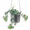 Горшок для растений Flowerpot, подвесной, серый - 3