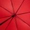 Зонт-трость с цветными спицами Bespoke, красный - 1