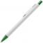 Ручка шариковая Chromatic White, белая с зеленым - 1