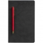 Блокнот Magnet Gold с ручкой, черно-красный - 1