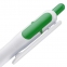 Ручка шариковая Bolide, белая с зеленым - 3