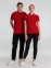 Рубашка поло мужская с контрастной отделкой Practice 270, красный/белый - 14