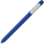 Ручка шариковая Slider Soft Touch, синяя с белым - 1