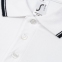 Рубашка поло мужская с контрастной отделкой Practice 270, белый/темно-синий - 7