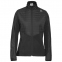 Куртка женская Outdoor Combed Fleece, черная - 1