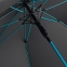Зонт-трость с цветными спицами Color Style, бирюзовый - 3
