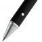 Ручка шариковая Button Up, черная с серебристым - 5