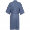 Халат вафельный мужской Boho Kimono, синий - 1