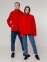 Куртка флисовая унисекс Manakin, красная - 18