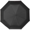 Зонт складной Lui, черный с красным - 1