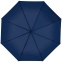 Зонт складной Hoopy с ручкой-карабином, темно-синий - 1