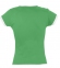 Футболка женская Moorea 170 ярко-зеленая с белой отделкой - 3