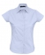 Рубашка женская с коротким рукавом Excess голубая - 3