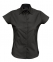 Рубашка женская с коротким рукавом Excess черная - 1