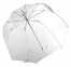 Прозрачный зонт трость Лотос - 4