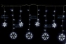 Бахрома-Снежинка 162 LED Белый 2,5х0,9х0,55 м, прозр. провод, контролер рычажковый, соединяется, IP20 - 2