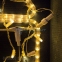 Гирлянда Айсикл (бахрома) LED, 4,8х0,6м на прозрачном проводе, цвет Розовое золото - 2