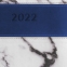 Ежедневник датированный 2022 А5 148х218 мм GALANT "Athens", под кожу, синий, 112943 - 5