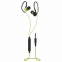 Наушники с микрофоном (гарнитура) вкладыши DEFENDER OutFit W770, проводные, 1,5 м, черные с желтым, 63770 - 1