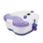 Ванночка для ног POLARIS PMB 1006, 80 Вт, 3 режима, 4 массажных ролика, защита от брызг, белая/фиолетовая - 2