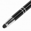 Ручка-стилус SONNEN для смартфонов/планшетов, СИНЯЯ, корпус черный, серебристые детали, линия письма 1 мм, 141588 - 6