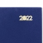 Ежедневник датированный 2022 (145х215мм), А5, STAFF, твердая обложка бумвинил, синий, 113337 - 3