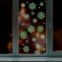 Украшение для окон и стекла ЗОЛОТАЯ СКАЗКА "Снежинки светящиеся в темноте 3", 30х38 см, ПВХ, 591264 - 4