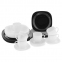 Набор посуды столовый, 30 предметов, черное и белое стекло, "Carine Mix", LUMINARC, N1500 - 1