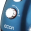 Отпариватель ECON ECO-BI1701S, 1700 Вт, пар 40 г/мин, резервуар 1,5 л, 2 режима, 2 насадки, синий - 3