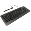 Клавиатура проводная с подсветкой клавиш GEMBIRD KB-230L, USB, 104 клавиши, с подсветкой, черная - 1