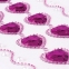 Стразы самоклеящиеся "Пурпурные сердца", 8-22 мм, 18 страз + 2 ленты, на подложке, ОСТРОВ СОКРОВИЩ, 661584 - 3