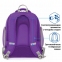 Рюкзак BRAUBERG CLASSIC, легкий каркас, премиум материал, Butterfly, фиолетовый, 37х32х21 см, 228830 - 4