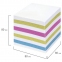 Блок для записей STAFF непроклеенный, куб 8х8х8 см, цветной, чередование с белым, 111982 - 6