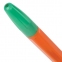 Ручка шариковая BRAUBERG "X-333 Orange", ЗЕЛЕНАЯ, корпус оранжевый, узел 0,7 мм, линия письма 0,35 мм, 142412 - 5