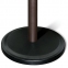Вешалка-стойка SHT-CR15, 1,75 м, диск 35 см, 4 крючка, металл/пластик, коричневая - 4