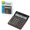 Калькулятор настольный CASIO DH-12-BK-S, КОМПАКТНЫЙ (159х151 мм), 12 разрядов, двойное питание, черный/серый, DH-12-BK-S-EP - 2
