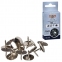 Кнопки канцелярские KOH-I-NOOR, металлические, серебряные, 10 мм, 150 шт., в картонной коробке с подвесом, 9600100303KS - 2