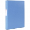 Папка на 2 кольцах BRAUBERG, картон/ПВХ, 35 мм, голубая, до 180 листов (удвоенный срок службы), 228384 - 1