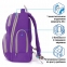 Рюкзак BRAUBERG CLASSIC, легкий каркас, премиум материал, Butterfly, фиолетовый, 37х32х21 см, 228830 - 3
