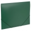 Папка на резинках BRAUBERG "Contract", зеленая, до 300 листов, 0,5 мм, бизнес-класс, 221799 - 1