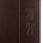 Ежедневник датированный 2022 А5 138x213 мм BRAUBERG "Towny", под кожу, клапан, коричневый, 112736 - 5