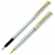 Набор PIERRE CARDIN (Пьер Карден): шариковая ручка + ручка-роллер, корпус серебристый, латунь, PC0865BP/RP, синий - 1