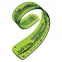 Линейка пластик 30 см, гибкая, MAPED (Франция) "Twist'n'Flex", тонированная, зеленая, 276310 - 2
