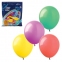 Шары воздушные 7" (18 см), комплект 100 шт., 12 пастельных цветов, в пакете, 1101-0022 - 1