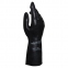 Перчатки латексно-неопреновые MAPA Technic/UltraNeo 420, хлопчатобумажное напыление, размер 9 (L), черные - 1