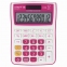 Калькулятор настольный STAFF STF-6212, КОМПАКТНЫЙ (148х105 мм), 12 разрядов, двойное питание, МАЛИНОВЫЙ, блистер, 250291 - 2