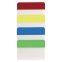 Закладки-выделители листов клейкие BRAUBERG пластиковые, 38х51 мм, 4 цвета х 6 листов, 126697 - 2